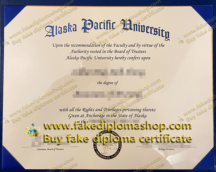 APU Associate degree, Alaska Pacific University diploma