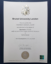 Fake Brunel University London diploma of Bachelor for sale