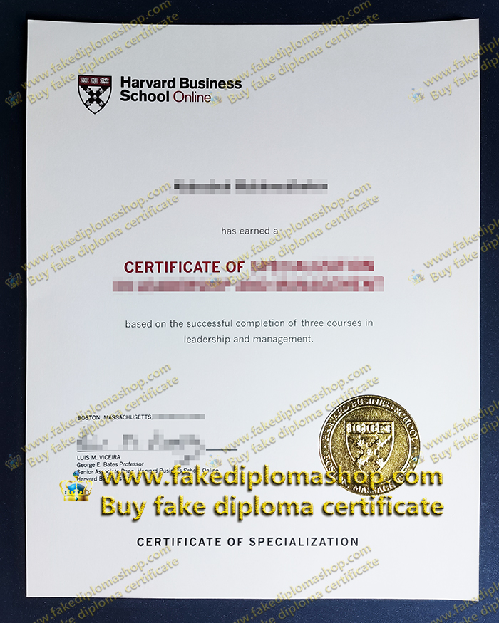 fake HBS diploma, Harvard Business School diploma