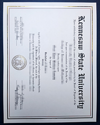 Is it hard to get  fake KSU diploma of Bachelor, Kennesaw State University diploma in the USA?