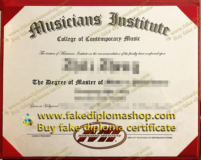 MI MA degree, Musicians Institute diploma