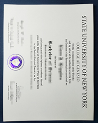 How to buy a fake SUNY Geneseo diploma, State University of New York at Geneseo degree of Bachelor?