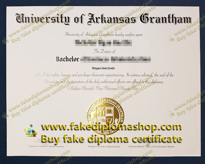 UA Grantham Bachelor degree, University of Arkansas Grantham diploma of Bachelor