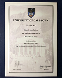 Is it hard to get a fake UCT degree, University of Cape Town diploma of Bachelor?