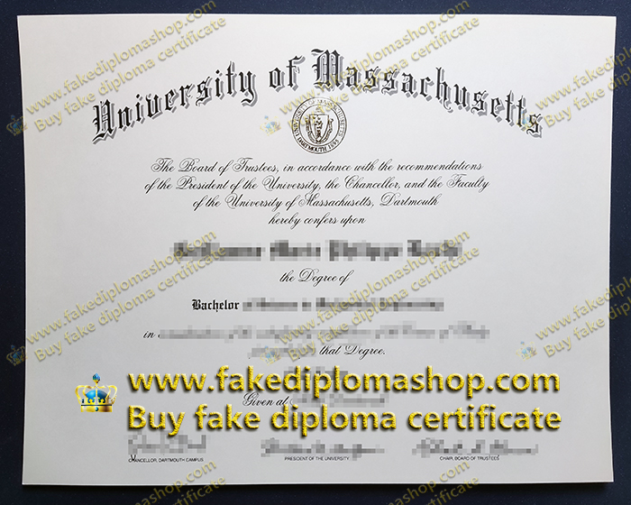 Fake UMD Bachelor degree, University of Massachusetts Dartmouth diploma