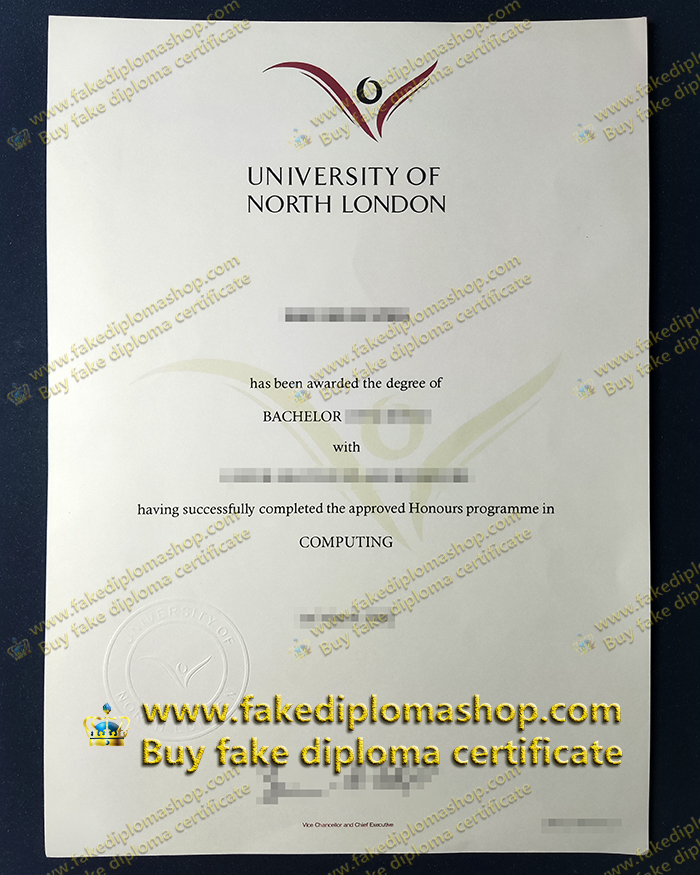 UNL BA degree, University of North London diploma