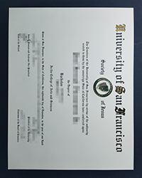 Buy fake USF Bachelor diploma, University of San Francisco diploma