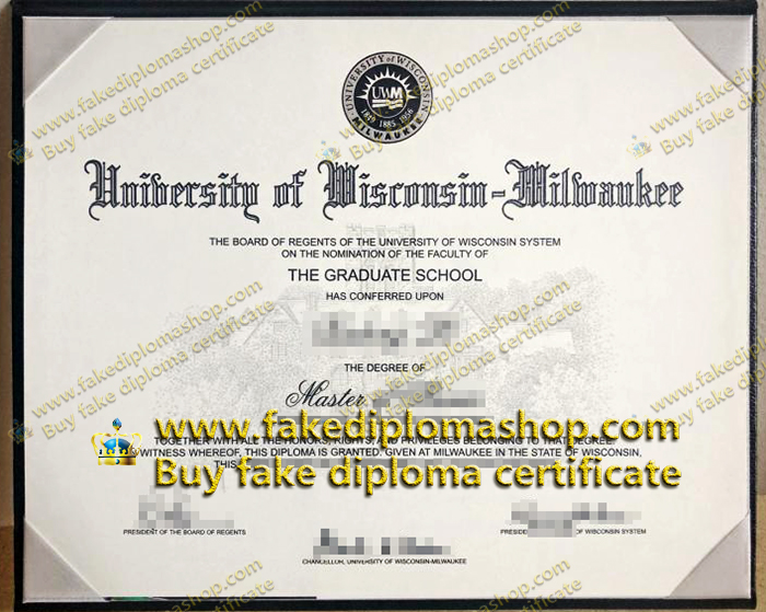 fake UWM MA degree, University of Wisconsin–Milwaukee diploma