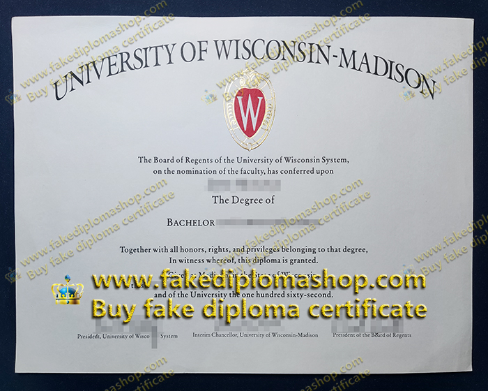 UW–Madison BA degree, University of Wisconsin–Madison diploma