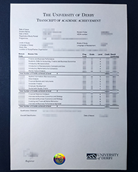 Buy a fake University of Derby transcript to Replace Your Lost Derby University transcript