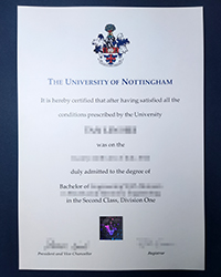 Fake UoN Bachelor degree for sale, buy University of Nottingham diploma