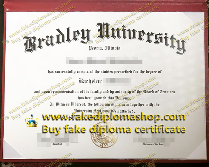 fake Bradley University diploma