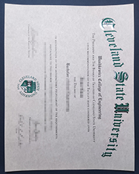 How much to buy a fake CSU degree of Bachelor, Cleveland State University diploma?