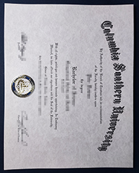 Order fake CSU Bachelor degree, Columbia Southern University diploma