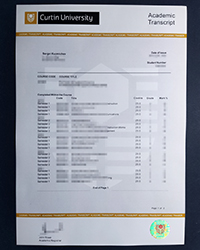 What is the use of a fake Curtin University transcript in Australia?