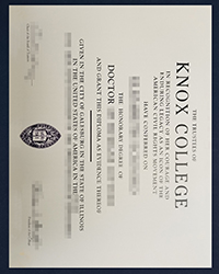 Order a fake Knox College diploma of Doctor of Illinois