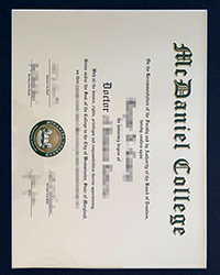 Is it hard to get a fake McDaniel College diploma in the USA?