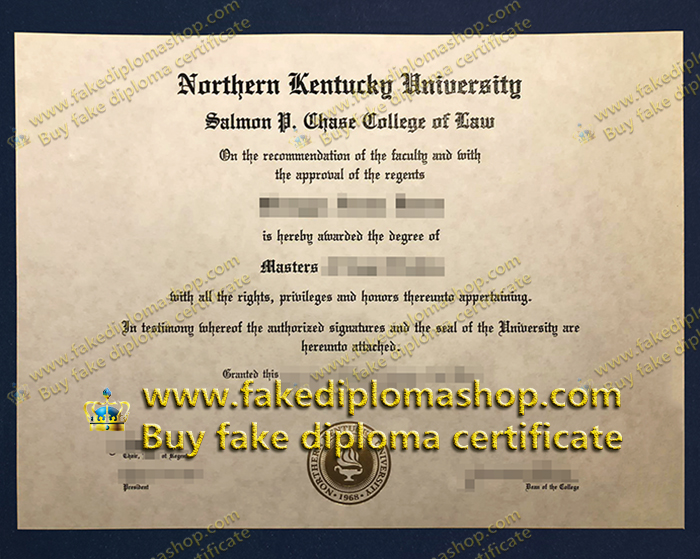 fake NKU diploma, Northern Kentucky University degree of Master