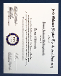 Purchase fake NOBTS doctor degree, New Orleans Baptist Theological Seminary diploma