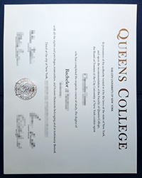 How long to get a fake Queens College diploma of Bachelor online?