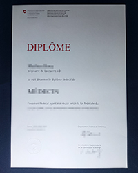 Shop the same fake Swiss Federal diploma certificate as the official