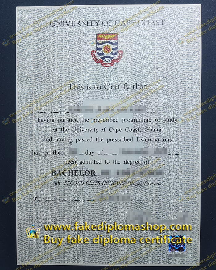 fake University of Cape Coast diploma, UCC Bachelor degree