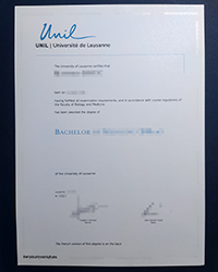 Order a fake UNIL diploma, University of Lausanne diploma of Bachelor