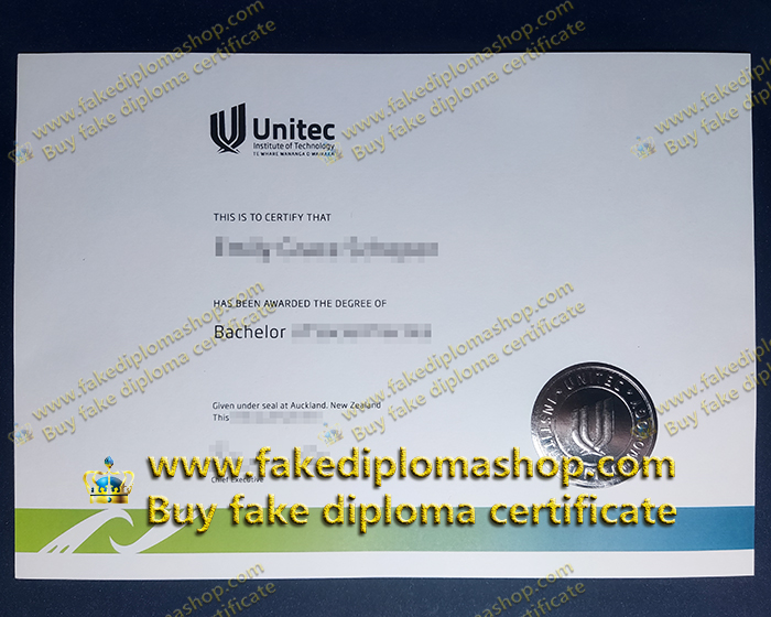 fake Unitec Institute of Technology diploma