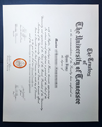 Is it hard to get fake University of Tennessee diploma of Master in the USA?