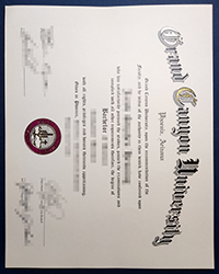 Order a fake GCU degree of Bachelor, Grand Canyon University diploma