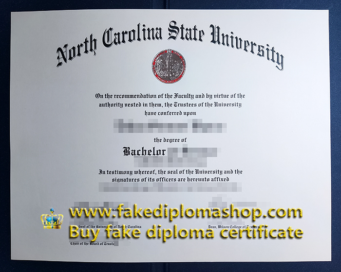 NCSU degree in 2023, North Carolina State University Bachelor certificate