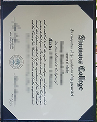 Order a fake Simmons College diploma of Master in the USA