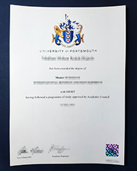 Where to buy a fake University of Portsmouth diploma of Master?