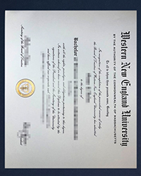 Order a fake Western New England University diploma of Bachelor online