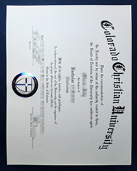 CCU diploma of Bachelor for sale, shop a fake Colorado Christian University degree