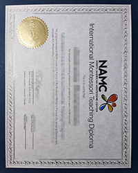 How long to get a NAMC certificate, North American Montessori Center diploma online?