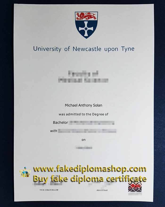 Newcastle University diploma of Bachelor, University of Newcastle upon Tyne degree