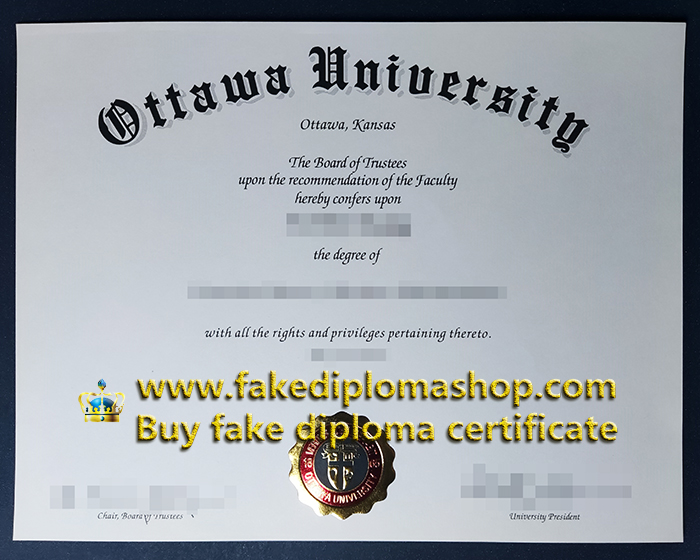 Ottawa University degree of Master, OU diploma