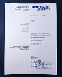 Purchase RWTH Aachen University degree of Bachelor and Urkunde Certificate