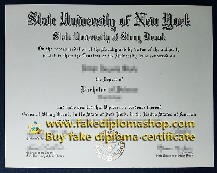 fake Stony Brook University diploma, SBU degree