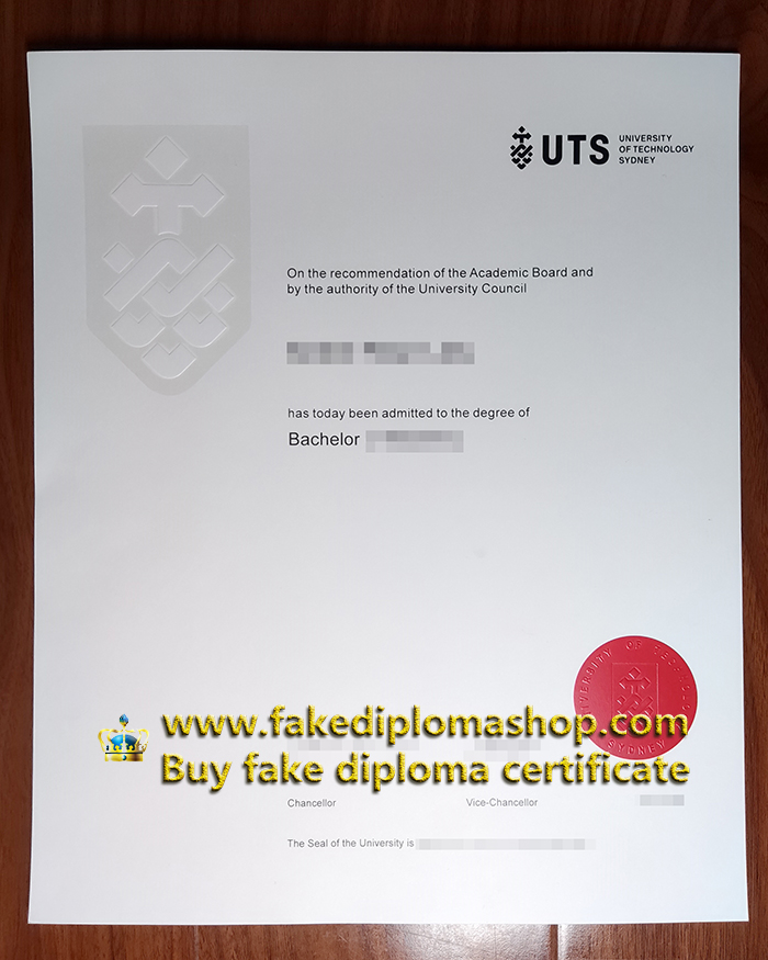 UTS Bachelor degree, University of Technology Sydney diploma