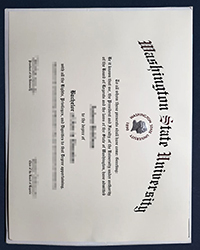 We offer the best fake WSU diploma, Washington State University Bachelor degree