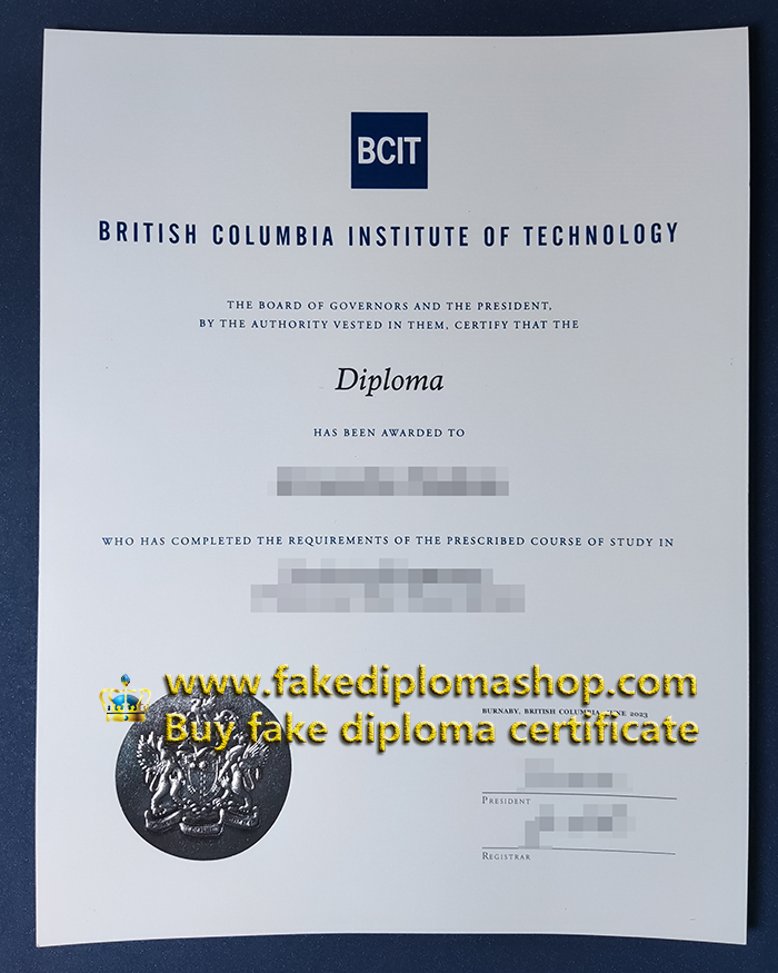 BCIT diploma in 2023, British Columbia Institute of Technology diploma