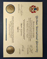 Phony Bircham International University diploma, Order a BIU Master degree