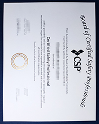 CSP certificate in 2022, Certified safety professional certificate for sale