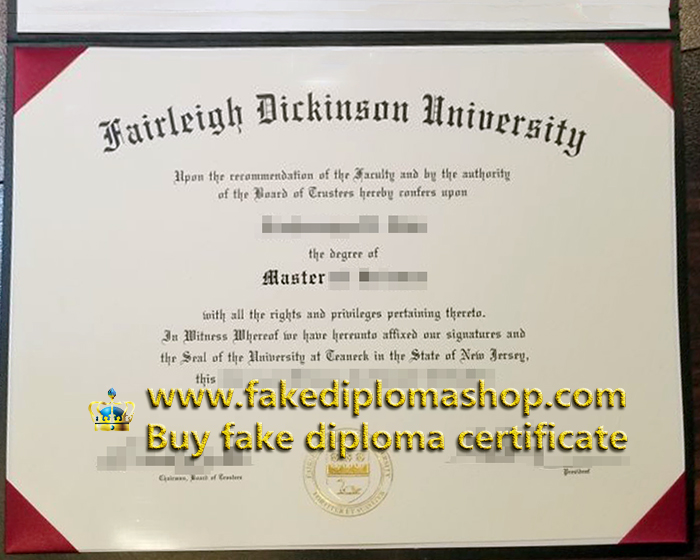 Fairleigh Dickinson University diploma in 2023