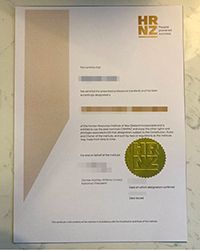 HRNZ certificate, Buy a Human Resources Institute of New Zealand certificate online