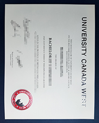 UCW diploma of Bachelor, buy a fake University Canada West degree