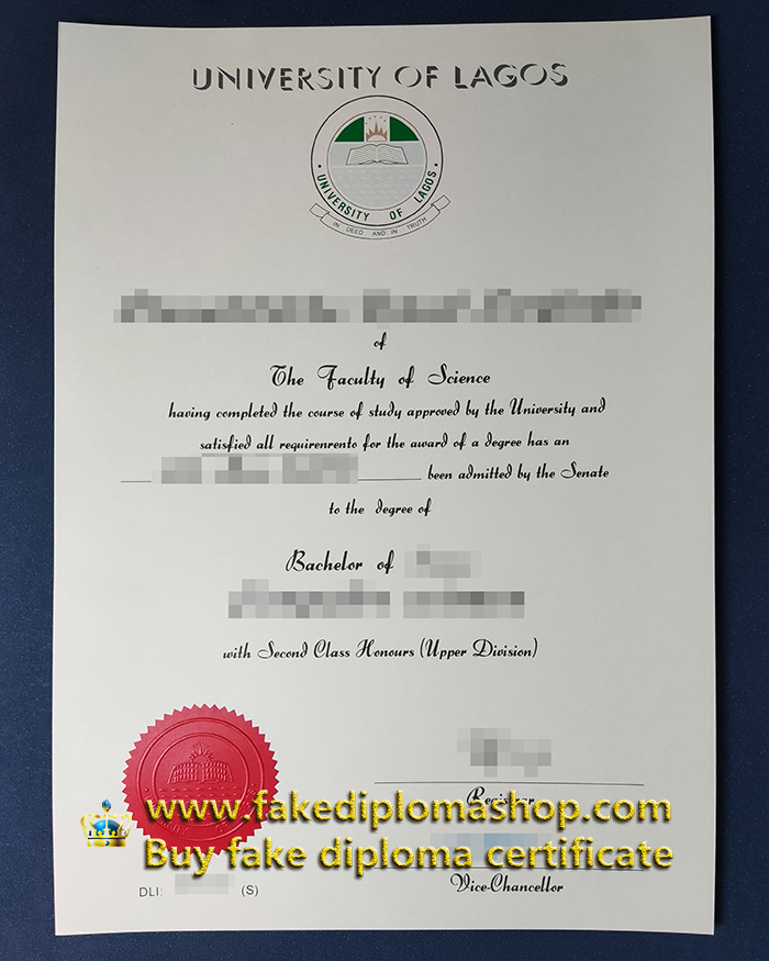 UNILAG degree of Bachelor, University of Lagos diploma certificate