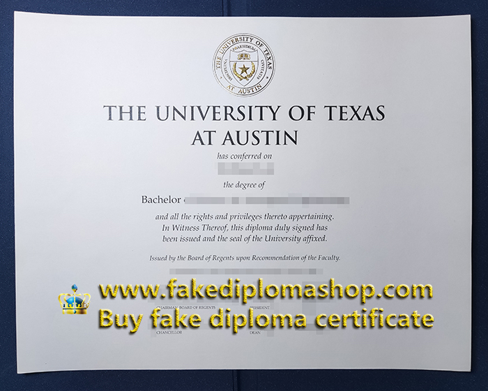 UT Austin Bachelor degree, University of Texas at Austin diploma